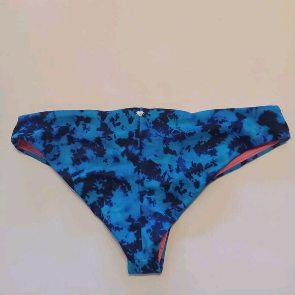 Victoria's Secret Pink Bikini Bottom Size Small Colorful Multicolored Blue - Picture 3 of 5